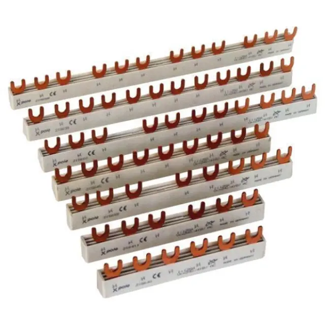 EVG-1PHAS/12MODUL Phase busbar, 1-phase, 10qmm, fork connector, 12SU