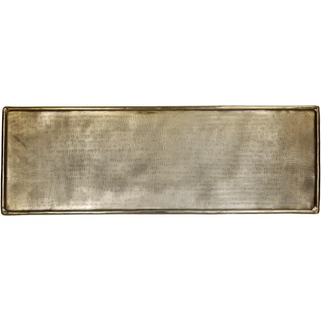 Δίσκος Χρυσό Αλουμίνιο 58x20x0.5cm