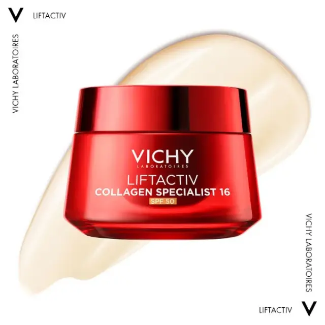 VICHY Liftactiv Collagen Specialist 16 Κρέμα ημέρας με SPF50 Ενισχύει το κολλαγόνο και Διορθώνει 16 σημάδια γήρανσης - 50ml 3