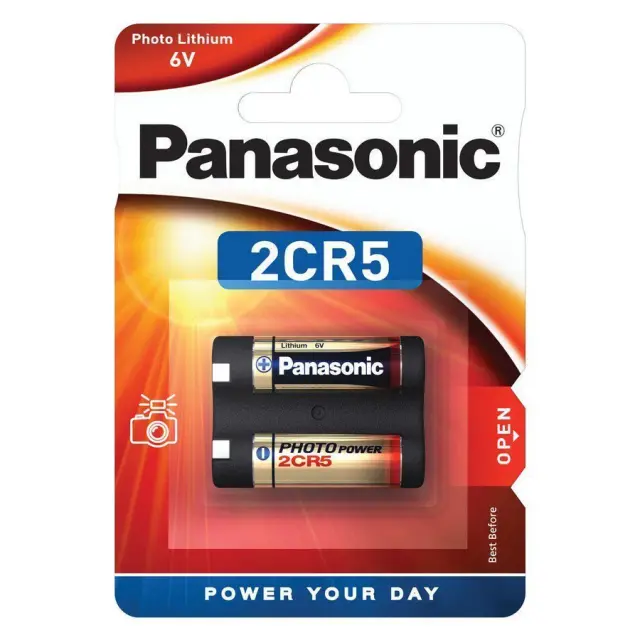 Panasonic Photo Power Μπαταρία Λιθίου 2CR5 6V 1τμχ