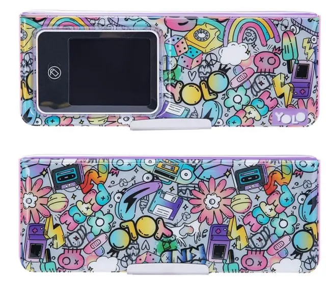 Retro Κασετίνα LCD Girl Graffiti / 11601 (YOLO)