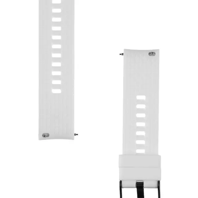 Tactical® Quick Release Silicone Band 20mm-White 2