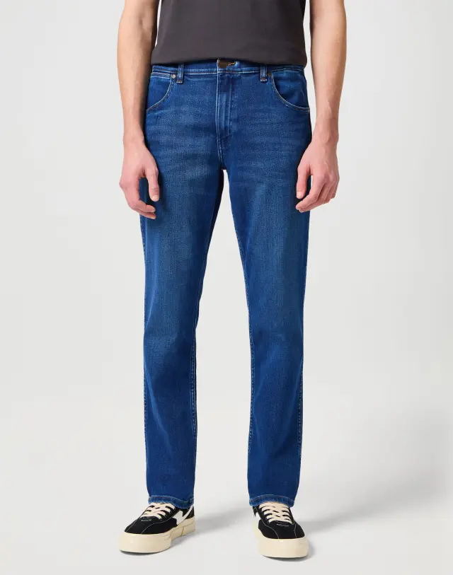Wrangler Ανδρικό GREENSBORO 803 OLYMPIA Τζιν Παντελόνι – Dark Blue - 44W 34L