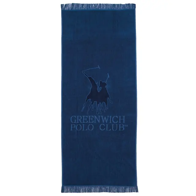 Πετσέτα Θαλάσσης 90Χ190 Ζακάρ Essential Greenwich Polo Club 3620 Μπλε