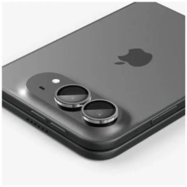 Tempered Glass Rings Spigen για Τζαμάκι Κάμερας Apple iPhone Duo Optik.tR EZ-FIT Λευκό (2 τεμ.) N71825 2