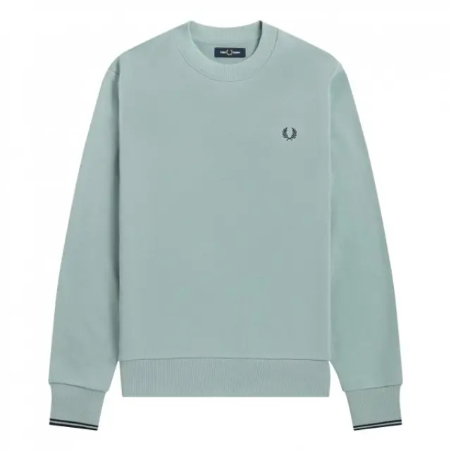FRED PERRY CREW NECK SWEATSHIRT ΑΝΔΡΙΚΟ ΦΟΥΤΕΡ SILVER