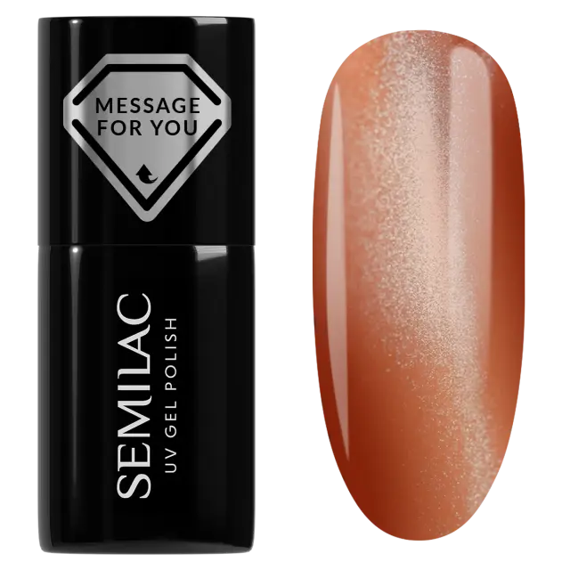 Semilac Ημιμόνιμο Βερνίκι 734 Toffee Jelly Gloss 7ml