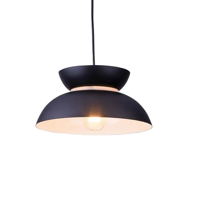 ΚΡΕΜΑΣΤΟ Φ/Σ 1ΧΕ27 ΜΑΥΡΟ ΜΕΤΑΛΛΙΚΟ D29XH120CM AEOLUS / KS871P29BK