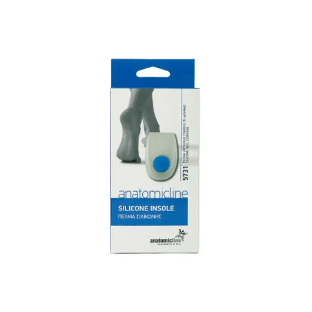 Anatomic Line Πέλμα Σιλικόνης Ανύψωσης Πτέρνας & Άκανθας (5731) S, 2 τμχ