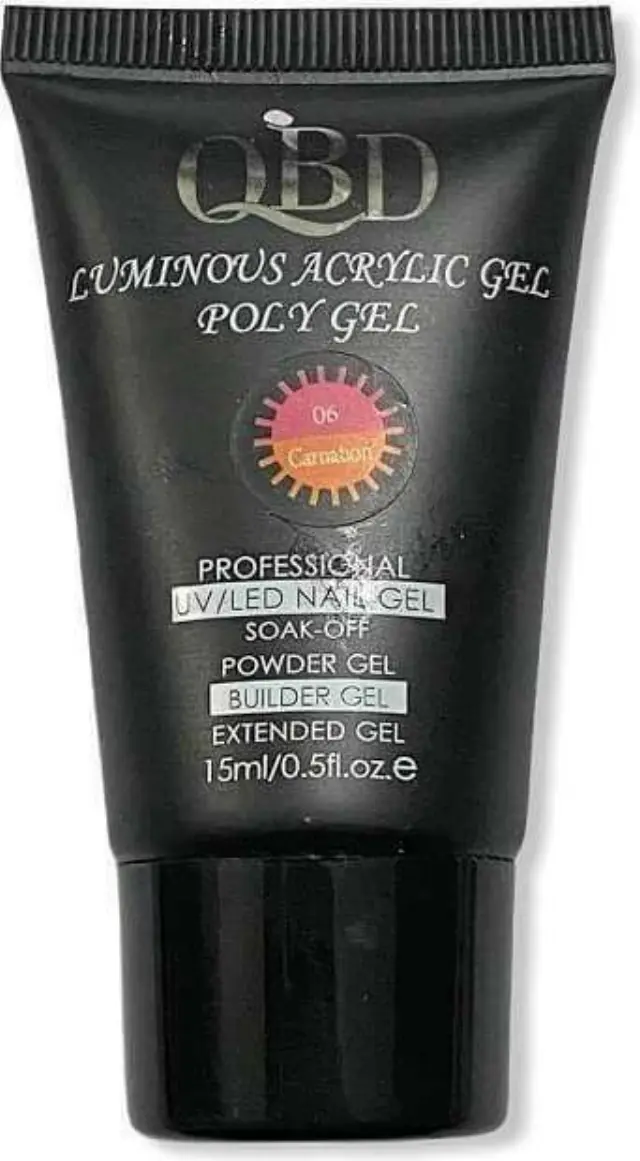 QBD Acrygel Uv/Led luminous Poly gel change color 15ml 006