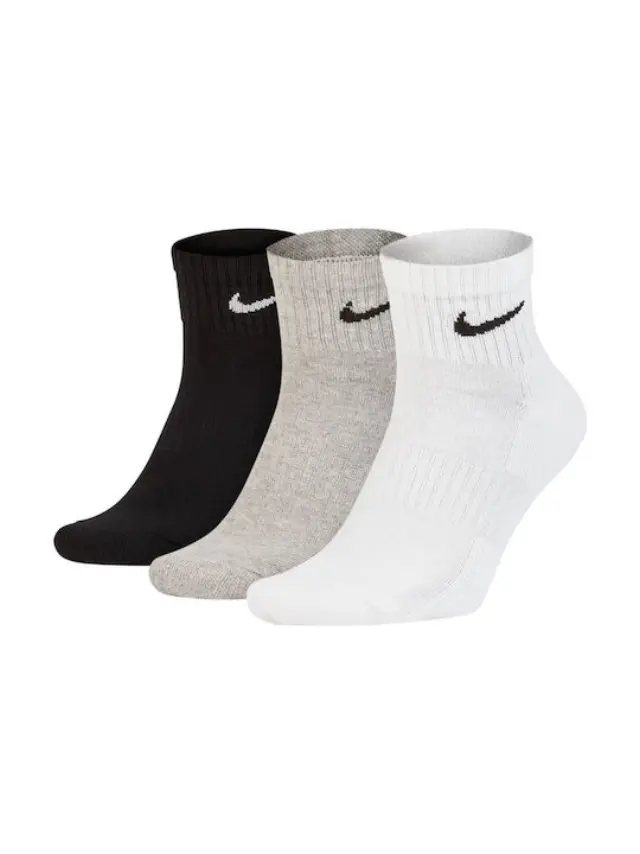 Nike Everyday Cushioned Αθλητικές Κάλτσες Πολύχρωμες 3 Ζεύγη SX7667-964 - L