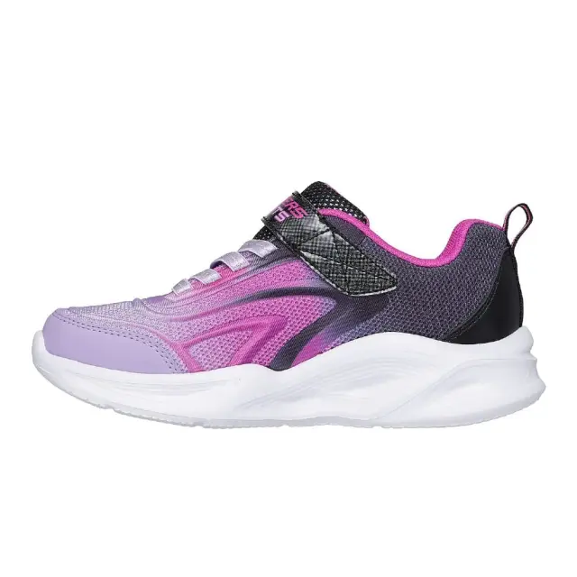 Skechers Lighted Gore & Strap Sola Glow (PS) (303713L-BKMT) - Μαύρο-Ροζ - 34 2