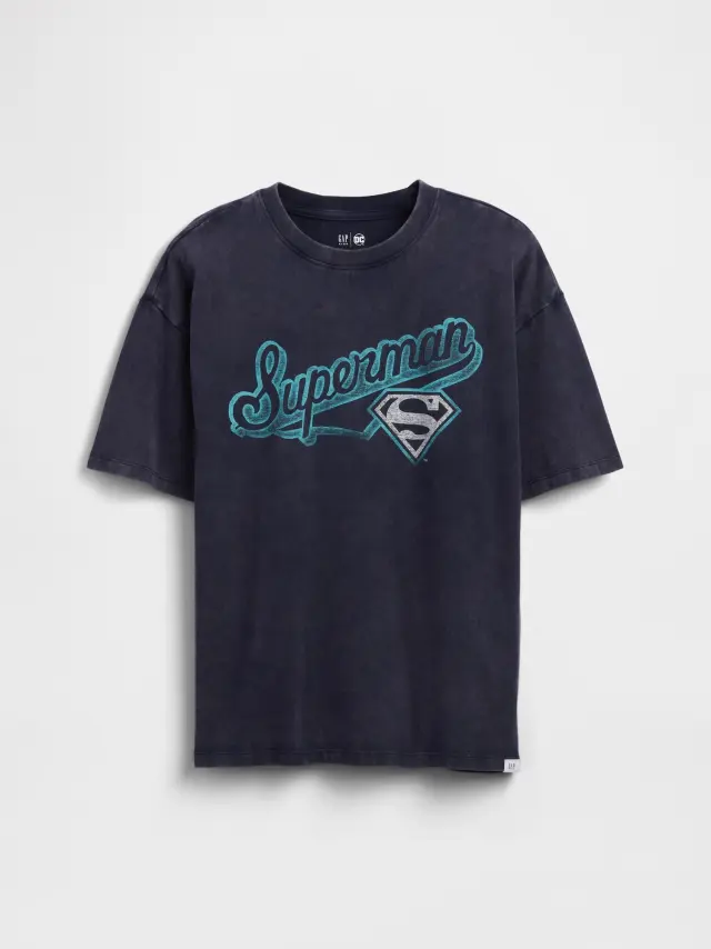 Παιδική Μπλούζα με Γραφικά Superman Uniform navy - L