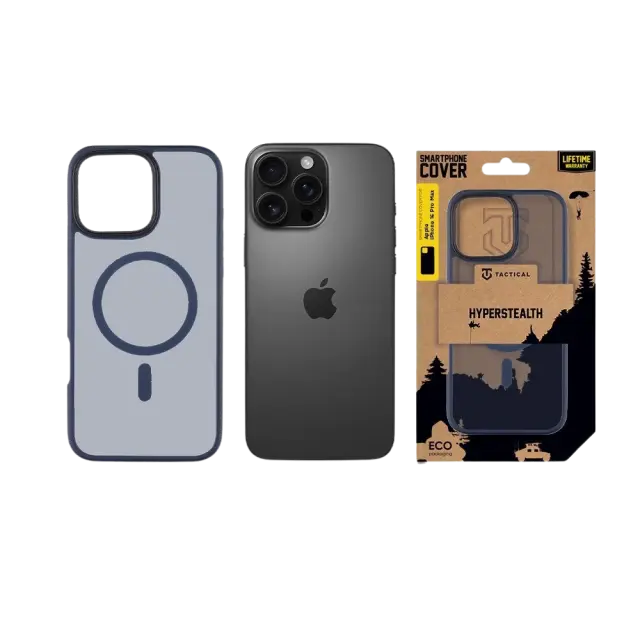 Tactical MagForce Hyperstealth Cover for Apple iPhone 16 Pro Max Deep Blue 3