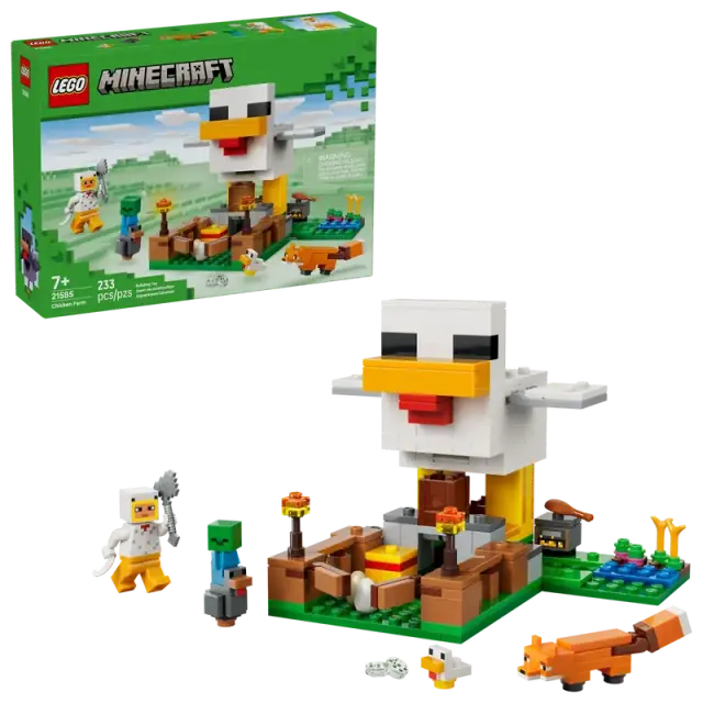 LEGO® Minecraft Chicken Farm για 7+ Ετών 233τμχ - 21585 2