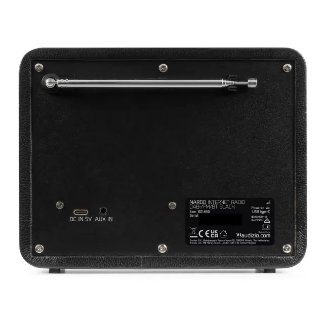 AUDIZIO NARDO ΡΑΔΙΟΦΩΝΟ INTERNET DAB+ FM BLACK 2