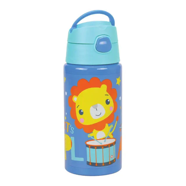 Παγούρι αλουμινίου με καλαμάκι Fisher-Price 500ml