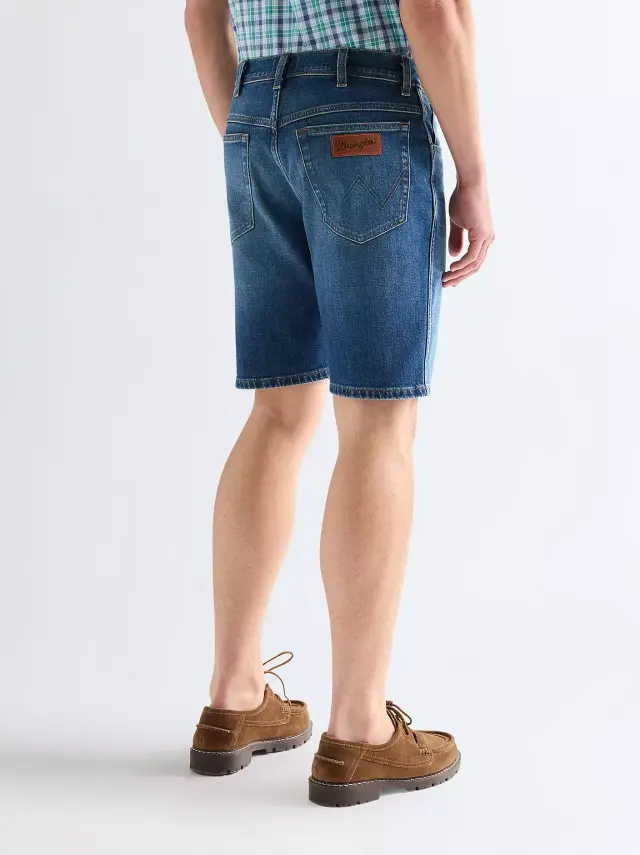 Wrangler Ανδρικό TEXAS STOMFORGE BLUE Denim Shorts – Blue - 30 2