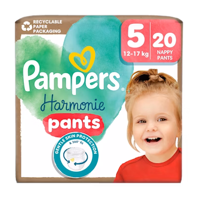 Pampers harmonie pants no5 12-17kg 20τμχ