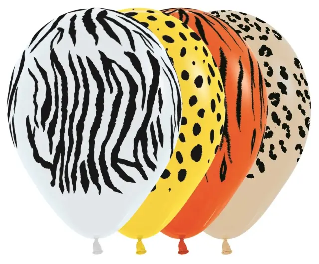 Μπαλόνια Λατέξ 12'' Animal Print / 25 τμχ