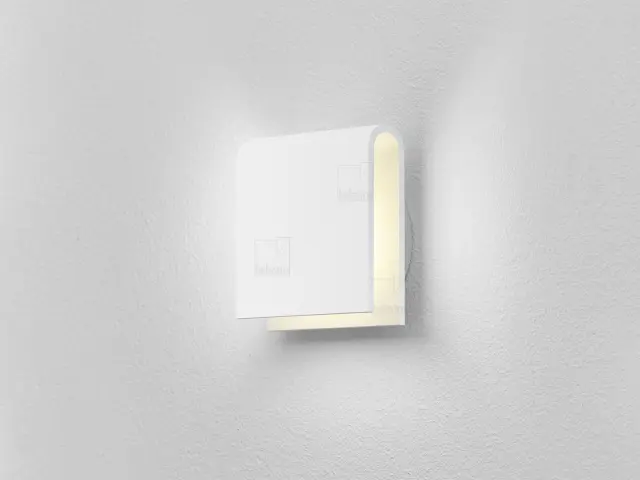 ITO Χωνευτό Φωτιστικό Τοίχου LED 9.7W Ματ Λευκό IP20 Άσπρο