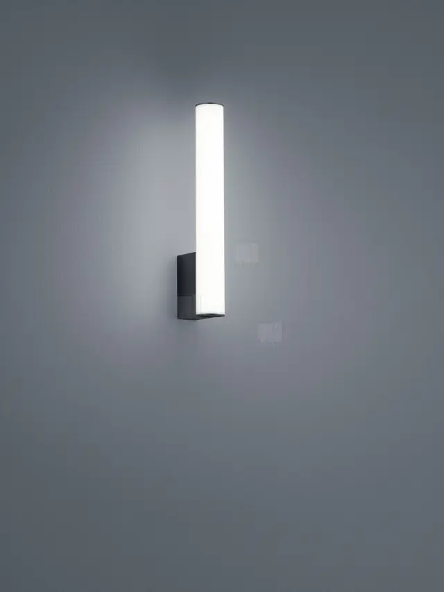 LOOM Φωτιστικό Τοίχου Μπάνιου LED IP44 Μαύρο Ματ 30cm