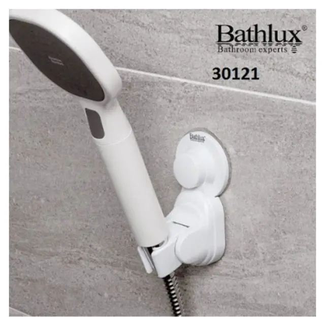 Bathlux 30121 Επιτοίχιο Στήριγμα Τηλεφώνου Ντους με Βεντούζα 6.2x12.4cm