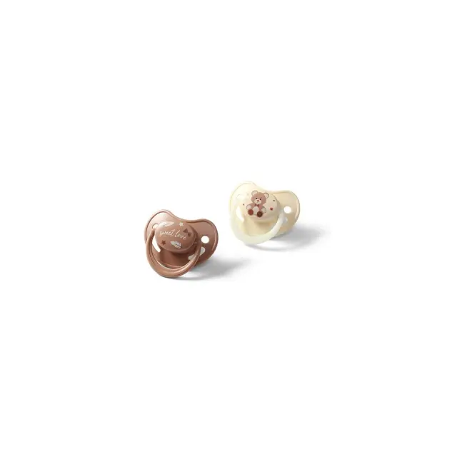 Ανατομικές πιπίλες σιλικόνης BabyOno Sweet Love BN1670/01