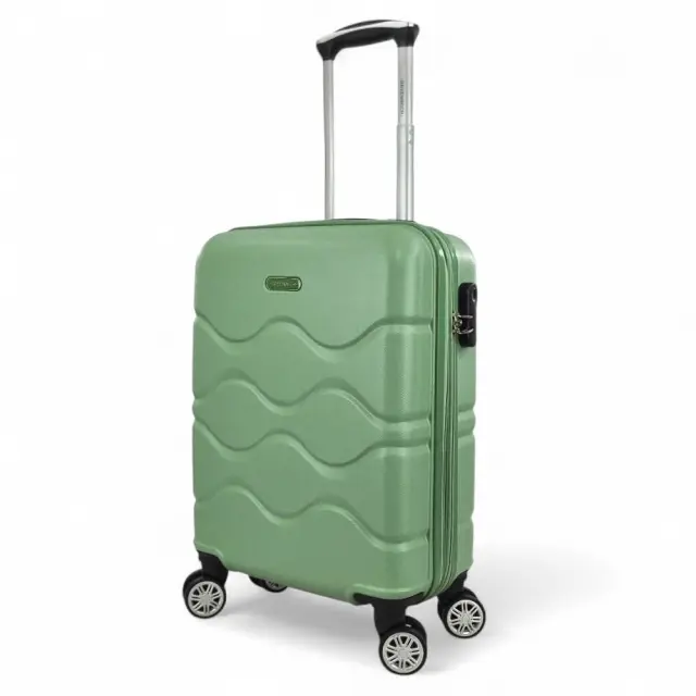 Cabin Size Βαλίτσα 55x40x20 +5εκ GREENWICH 131 – Εγκεκριμένη Χειραποσκευή - Πράσινο 2