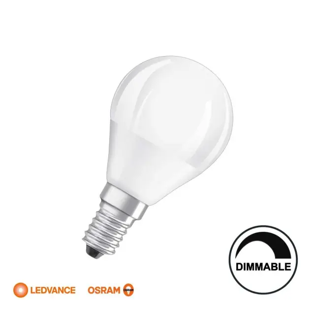 Λάμπα 4,5W 2700K DIM Σφαιρική OSRAM-Ledvance E14