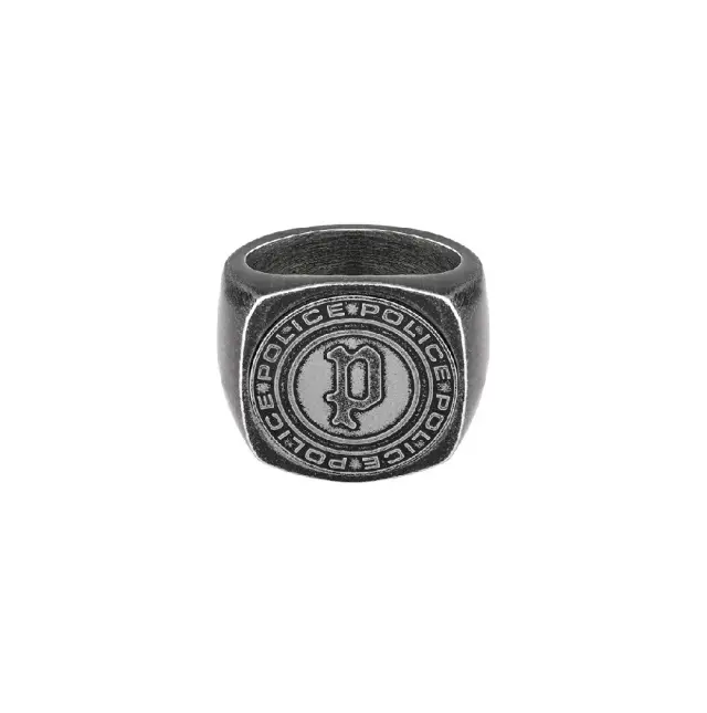 Police J Sukur Men's Ring Charcoal Metal PJ.26577RSB/01-64