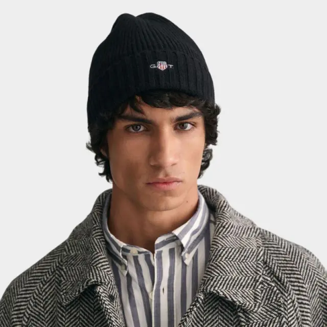 Σκούφος Gant Beanie 9910023-005 Μαύρο - ONESIZE