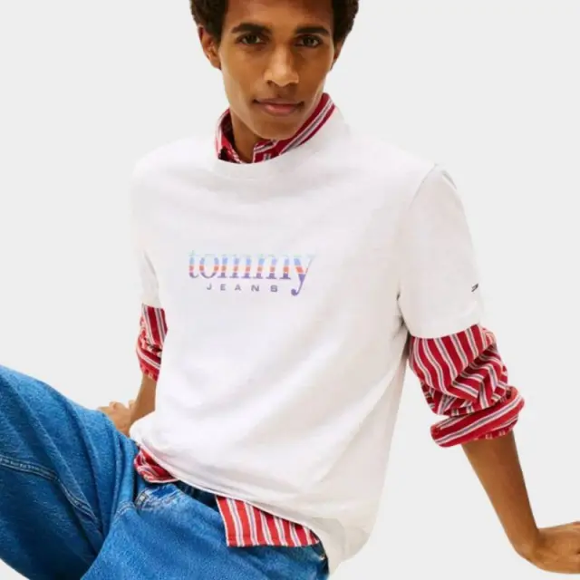 Tommy Hilfiger - Ανδρικό T-Shirt Entry Dna Slim Fit DM0DM22333-P08 Γκρι - XL 2