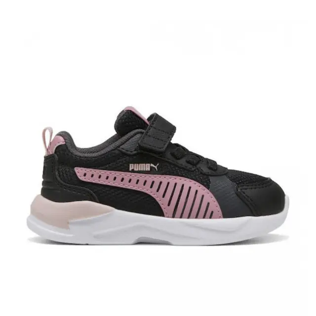 Puma X-ray 3 Lt Ac Αθλητικά Παιδικά Παπούτσια Running με Σκρατς Μαύρα