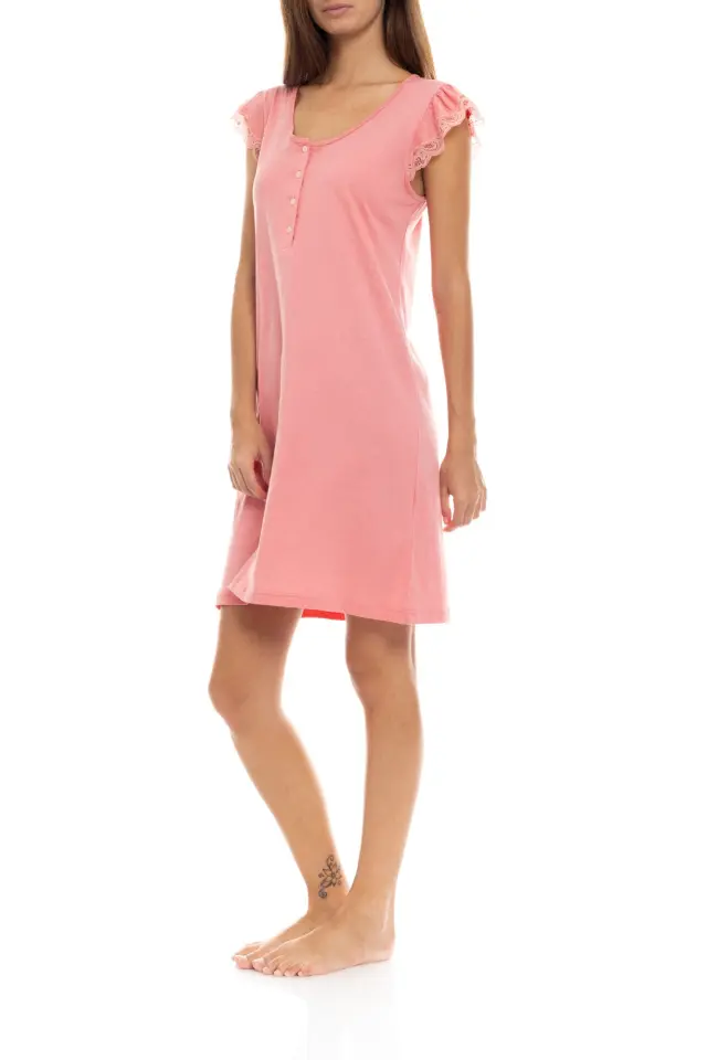 S1397 - Type - NIGHTGOWN SOLID BLOOMING NIGHTS - M 3