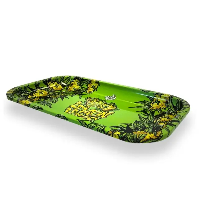 Best Buds Lemon Haze Metal Rolling Tray Long 16×27 cm 3