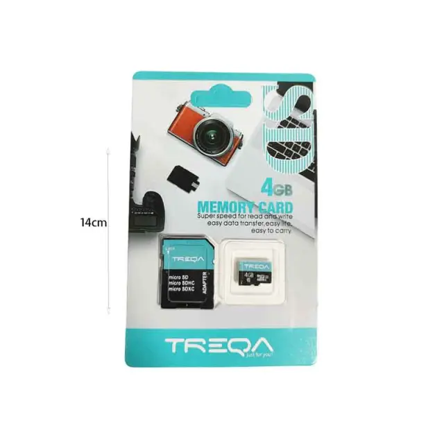 Κάρτα Μνήμης Micro SD 4GB Με Αντάπτορα – Micro SD Memory Card 4GB With Adapter 017205 2