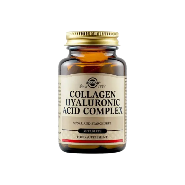 Solgar Collagen Hyaluronic Acid Complex 30 ταμπλέτες