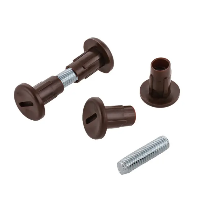 Βίδα Σύνδεσης M6x30-39mm Ατσάλι/Πλαστικό Καφέ