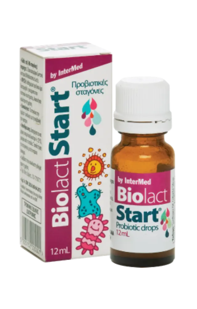 Intermed | Biolact start Προβιοτικές σταγόνες για την επαναφορά και διατήρηση της χλωρίδας του εντέρου |12ml