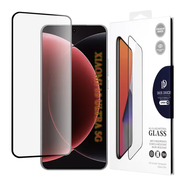 Dux Ducis - Tempered Glass - Xiaomi 15 Ultra - Black
