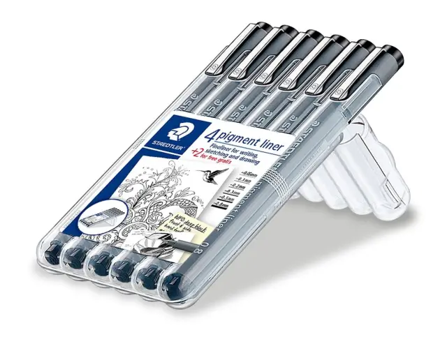 Staedtler - Pigment Liner Set 4+2 (308SB6P) - Toys