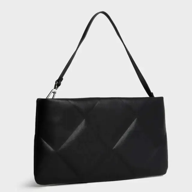 Calvin Klein - Γυναικεία Τσάντα ΄Ωμου Re-Lock Quilt Conv Clutch K60K610771-BAX Μαύρη 2