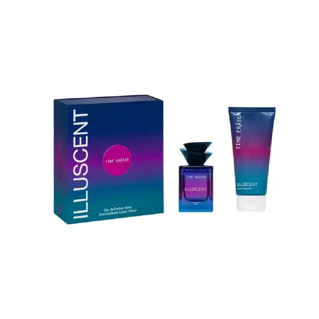 Medisei Promo Time Eraser Illuscent Eau de Parfum Γυναικείο Άρωμα 50ml & Scented Body Lotion Γαλάκτωμα Σώματος 100ml, 2 τμχ
