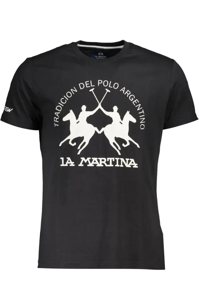 T-Shirt La Martina XMR011-JS206-09999 Μαύρο - XL