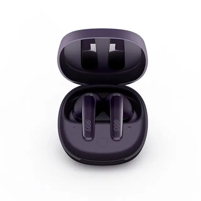 QCY T13X TWS Purple - 30 hour battery - True Wireless Earbuds - Quick Charge 380mAh