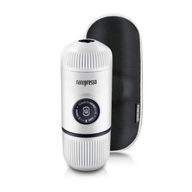 Wacaco Nanopresso GR White Φορητή Μηχανή Espresso με Θήκη White
