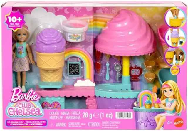 Barbie: Club Chelsea - Ice Cream Shop Playset / JMJ42 (Mattel)