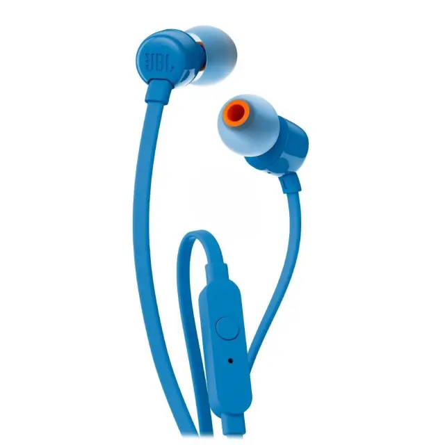 JBL® T110E In-Ear Ακουστικά με Βύσμα Jack 3.5mm- Blue