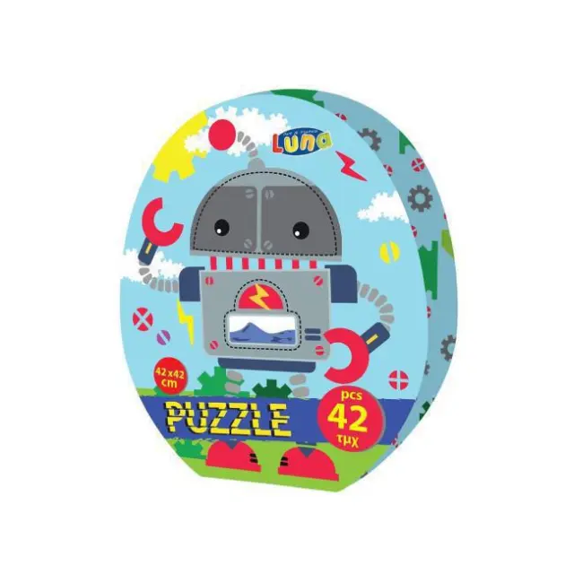 Luna Puzzle Ρομποτάκι 42x42cm 42 τεμ.(000621741)